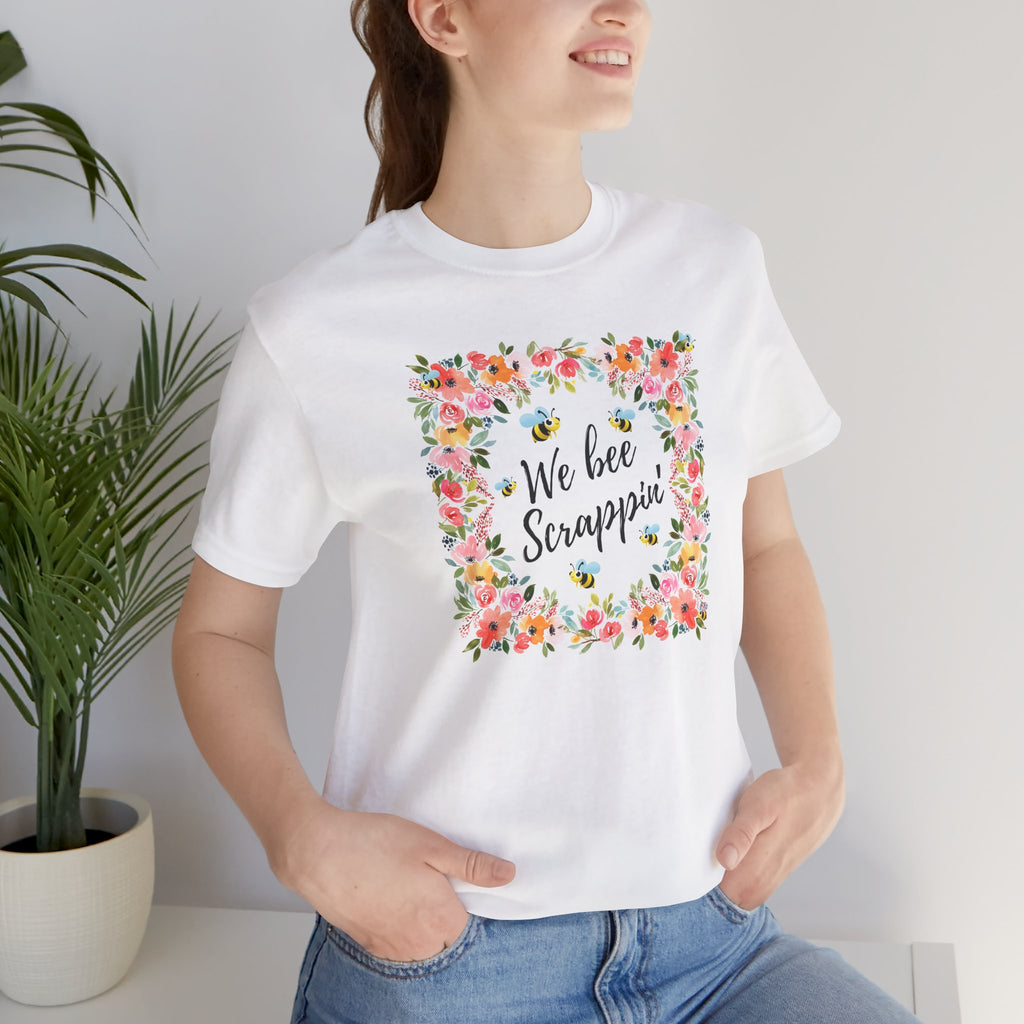 Unisex Jersey Short Sleeve Tee - Flower Bees