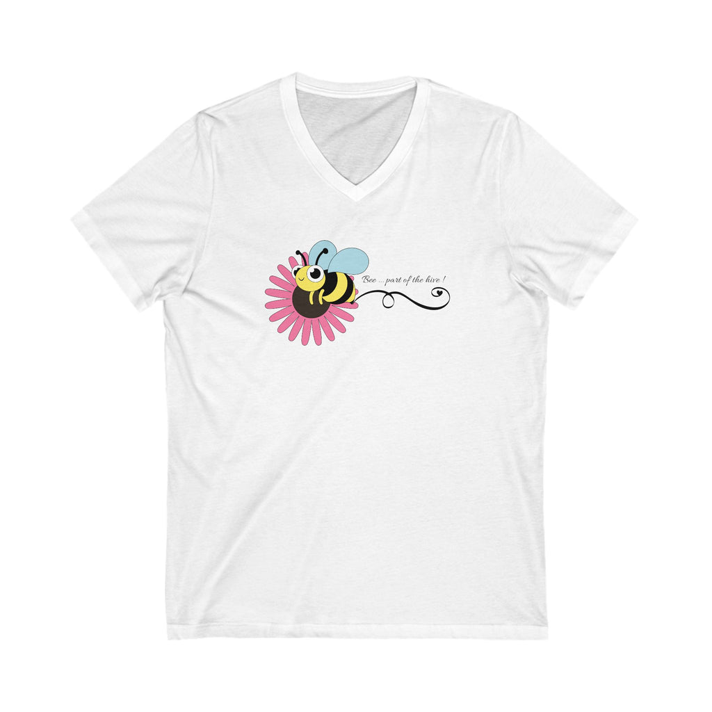 Copy of Unisex Jersey Short Sleeve V-Neck BEE Tee