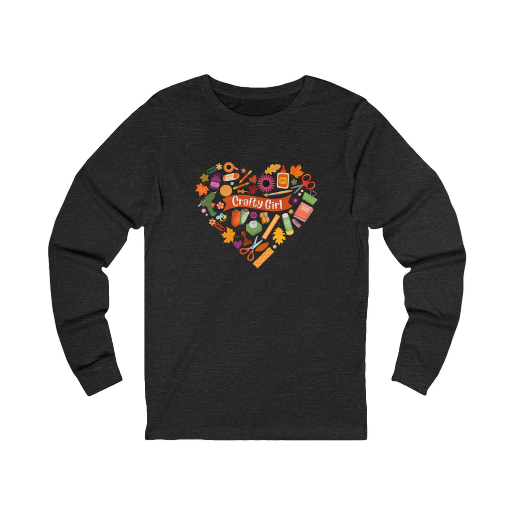 Unisex Jersey Long Sleeve Tee - Fall Heart