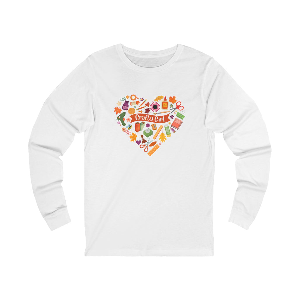 Unisex Jersey Long Sleeve Tee - Fall Heart