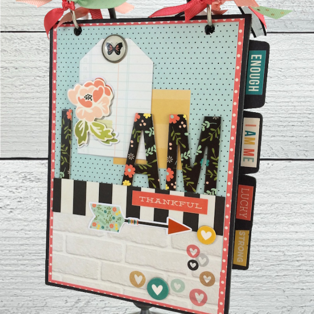 I Am Scrapbook Mini Album made with a Simple Stories Collection