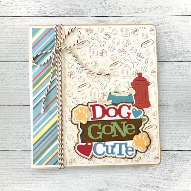 Dog Gone Cute Scrapbook Instructions ONLY