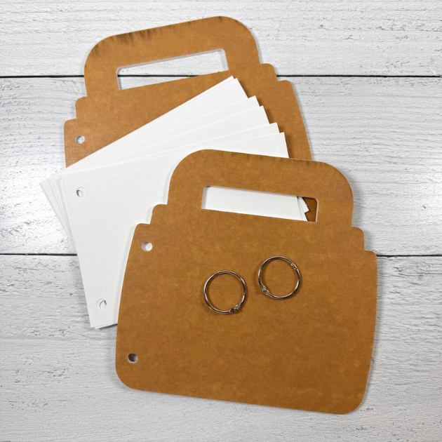 Acrylic Tote Shaped Scrapbook Album