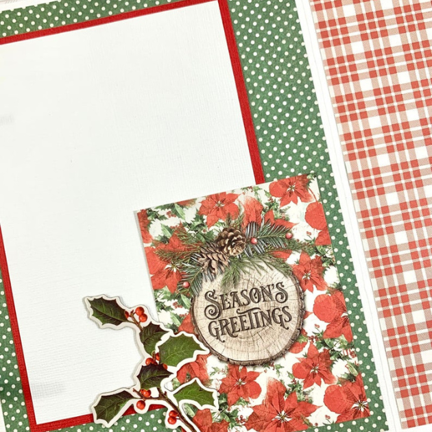 Christmas Joy Scrapbook Instructions ONLY