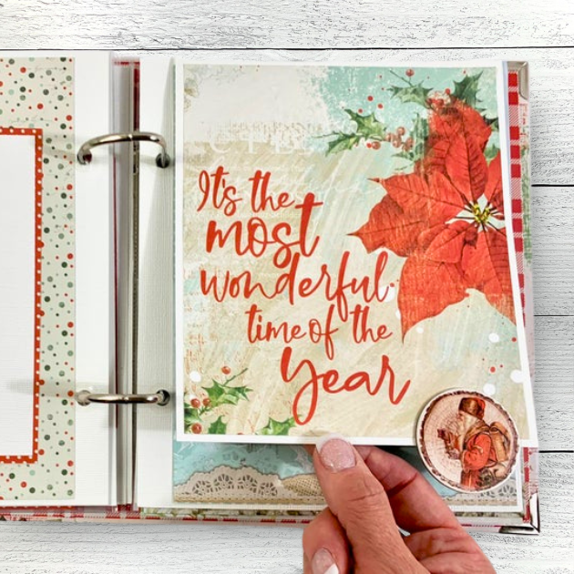 Christmas Joy Scrapbook Instructions ONLY