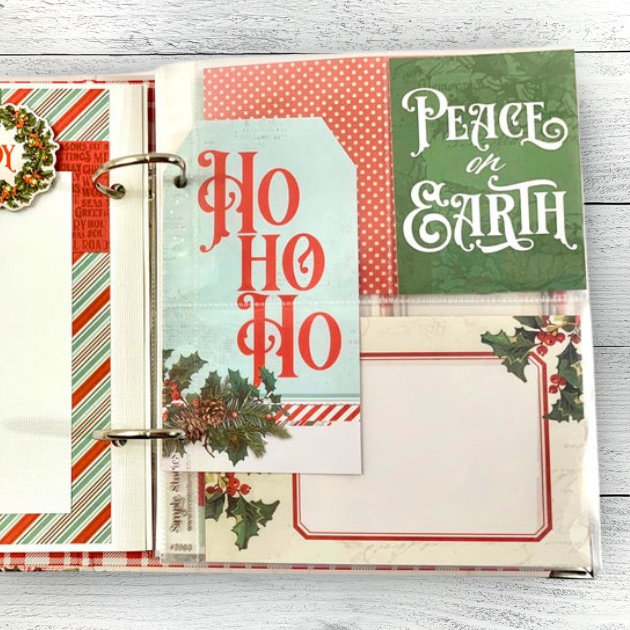 Christmas Joy Scrapbook Instructions ONLY