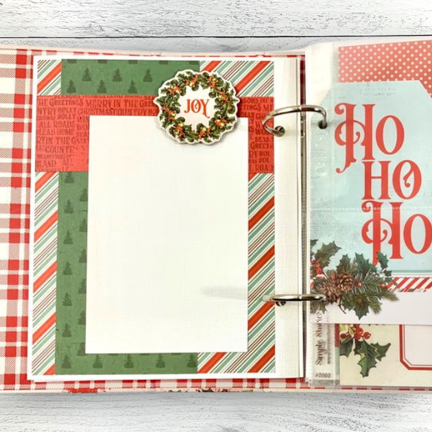 Christmas Joy Scrapbook Instructions ONLY