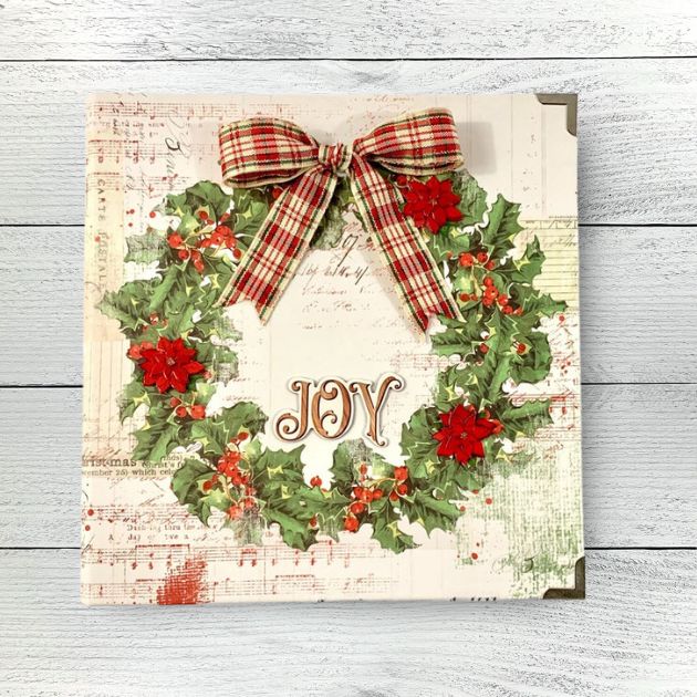 Christmas Joy Scrapbook Instructions ONLY