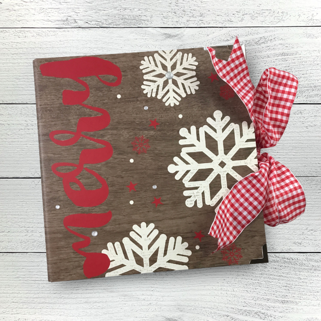Very Merry Christmas Scrapbook Album Instructions by Artsy Albums