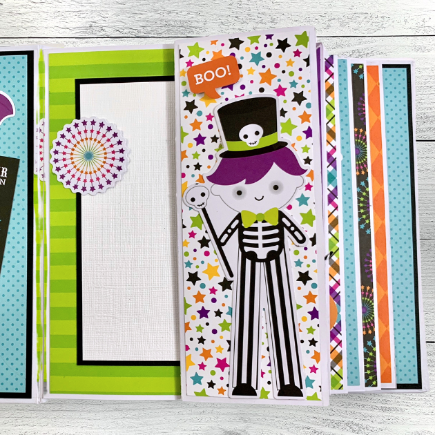 Halloween Carnival Scrapbook Instructions ONLY