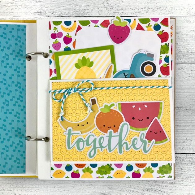 Sweet Summer Fun Scrapbook Instructions ONLY