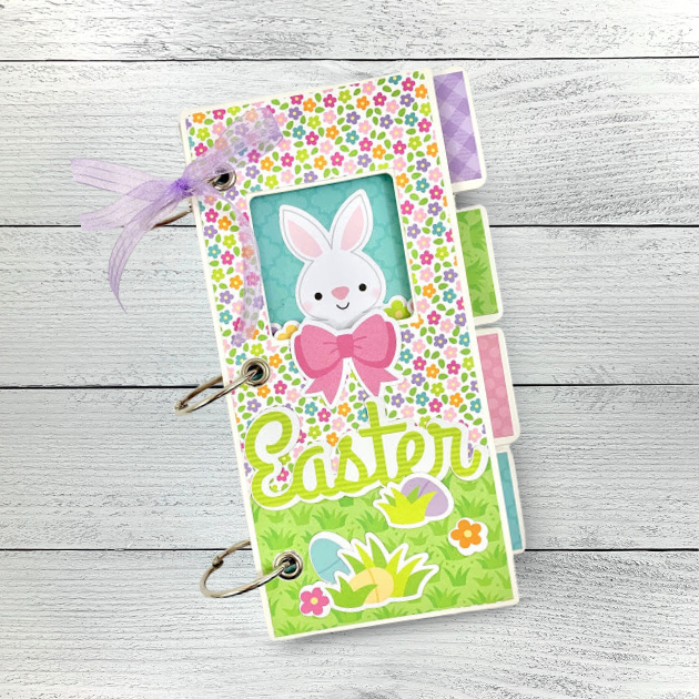 Hoppy Easter Scrapbook Instructions ONLY