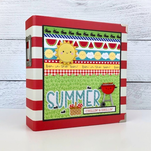 Summer BBQ Scrapbook Instructions ONLY