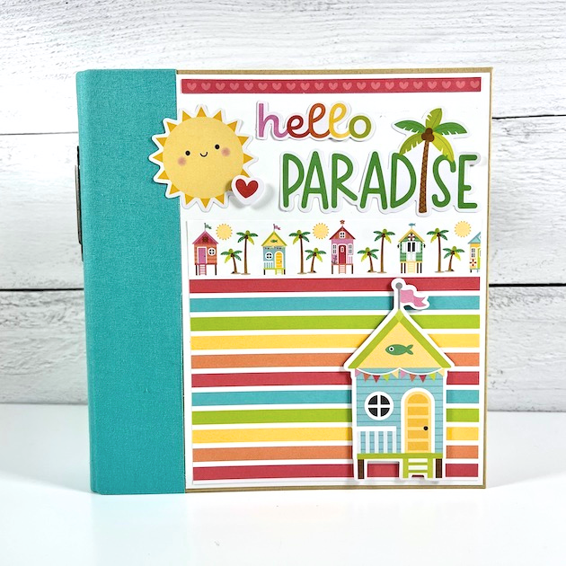 Hello Paradise Scrapbook Instructions ONLY