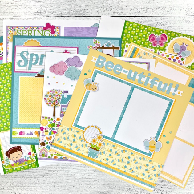 12x12 Spring Layout Instructions ONLY