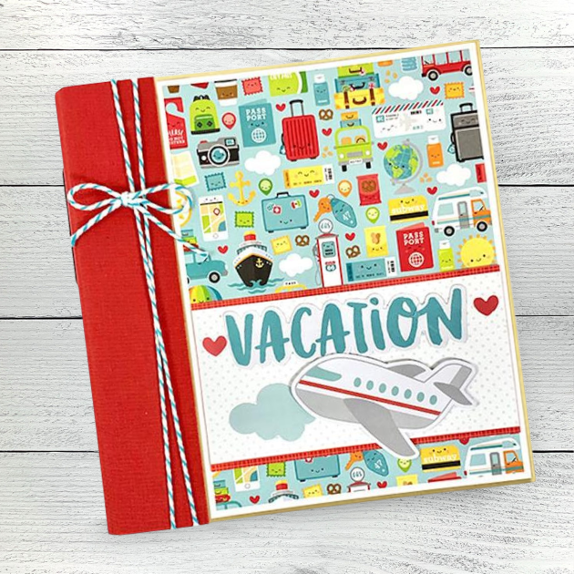 Vacation Travel Scrapbook Instructions ONLY