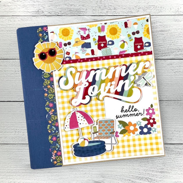 Summer Lovin' Scrapbook Instructions ONLY