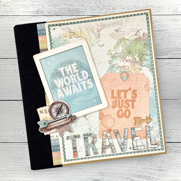 Vintage Travel Scrapbook Instructions ONLY