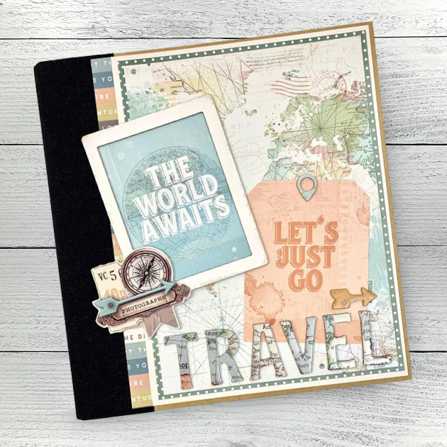 Vintage Travel Scrapbook Instructions ONLY – Artsy Albums