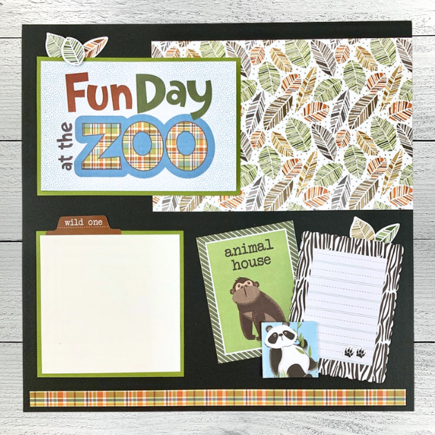 12x12 Zoo Day Layout Instructions ONLY