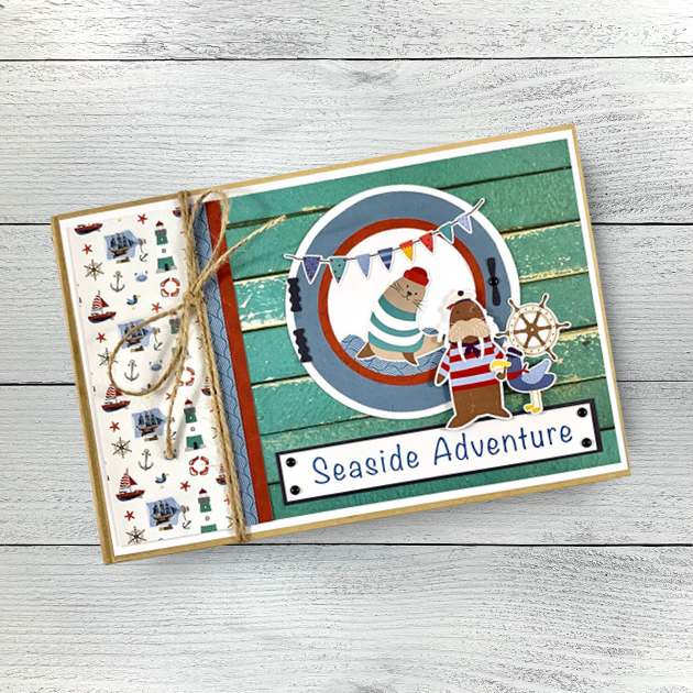 Seaside Adventure Scrapbook Instructions ONLY