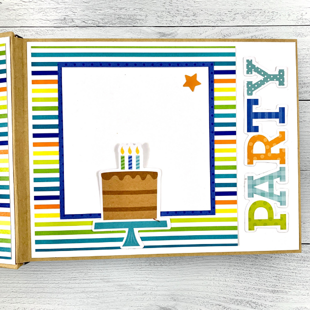 Birthday Boy Scrapbook Instructions ONLY