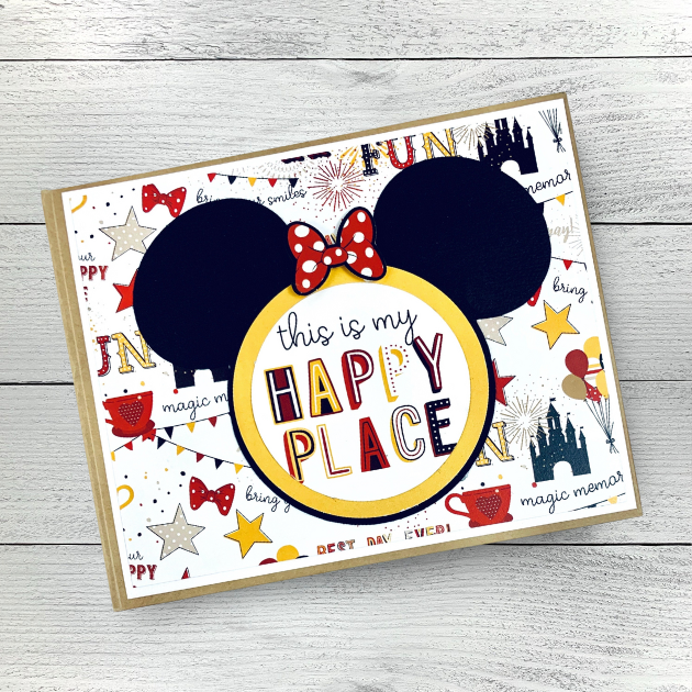 Happy Place Disney Themed Scrapbook Instructions ONLY
