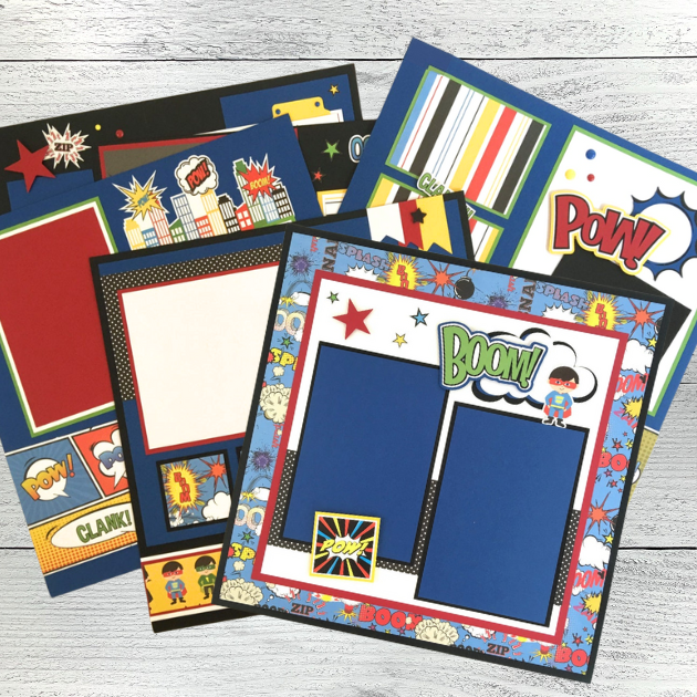 12x12 Superhero Layout Instructions – Artsy Albums