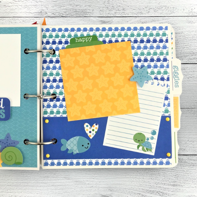 Lil' Sailor Scrapbook Instructions ONLY