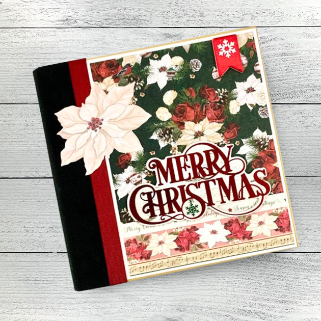 Merry Christmas Scrapbook Instructions ONLY