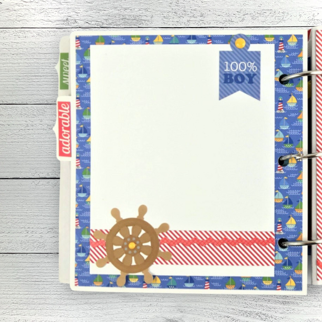 Lil' Sailor Scrapbook Instructions ONLY