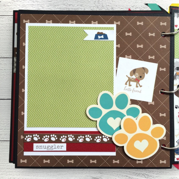 I Love My Dog Scrapbook Instructions ONLY
