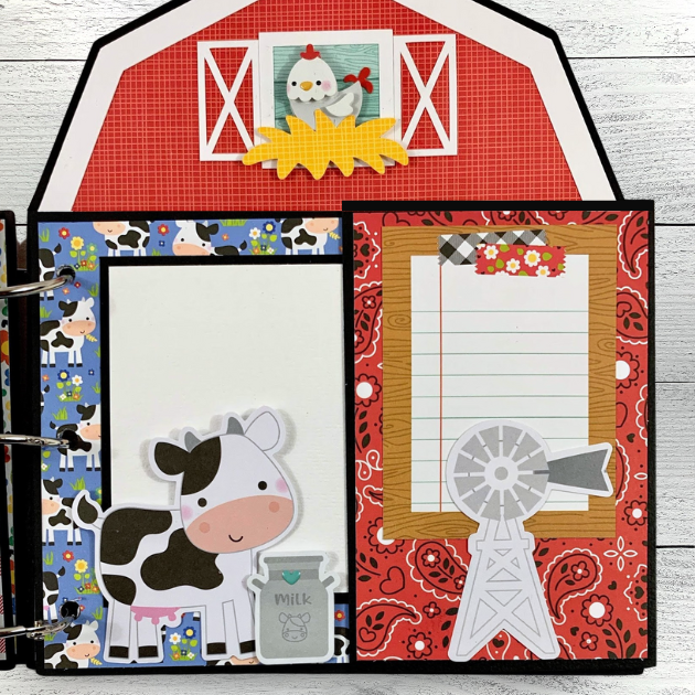 Farm Scrapbook Instructions ONLY