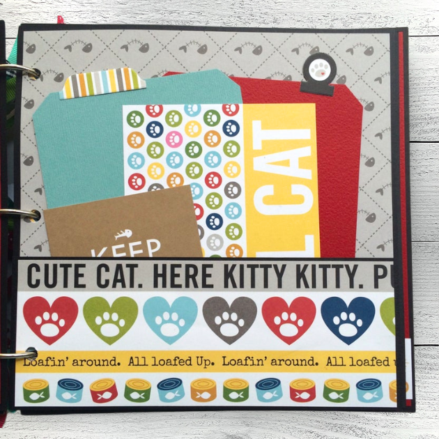I Love My Cat Scrapbook Instructions ONLY