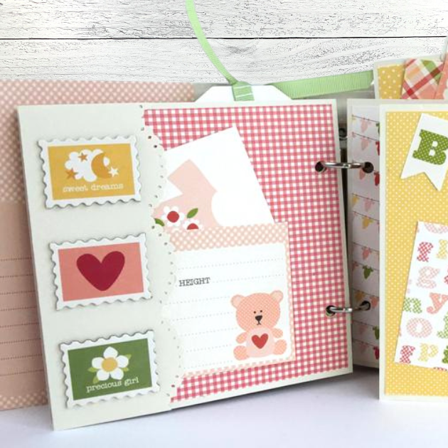 It's a Girl Baby Scrapbook Album
