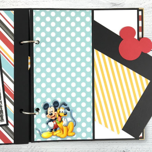 Mouse Memories, Disney Themed Scrapbook Instructions ONLY