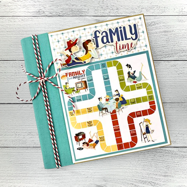 Family Time Scrapbook Instructions ONLY