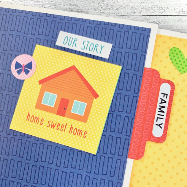 No Place Like Home Scrapbook Instructions ONLY