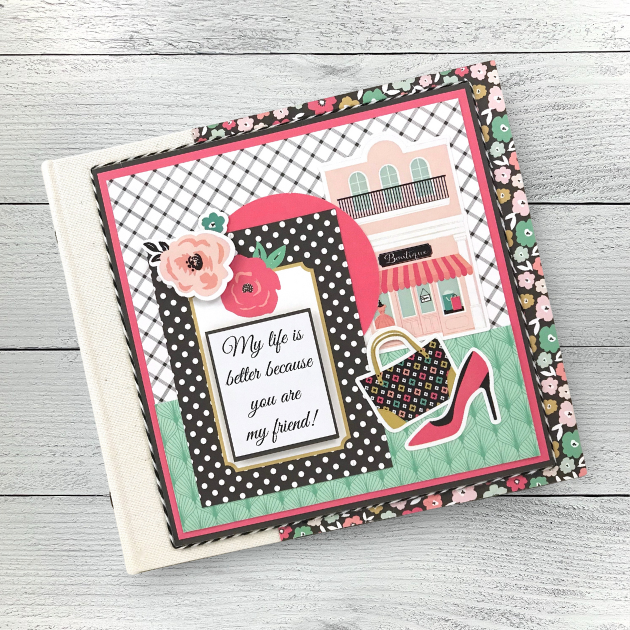 Fashionista Friend Scrapbook Instructions ONLY