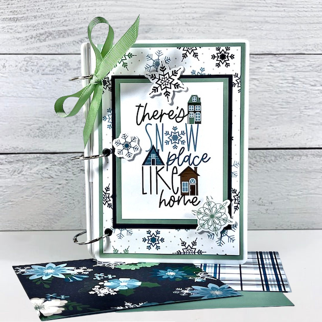 Snow Place Like Home Scrapbook Instructions ONLY