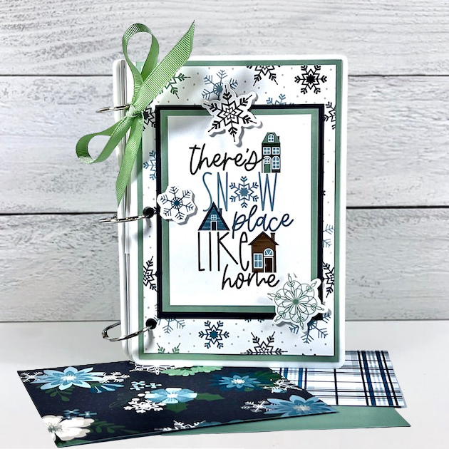 There's Snow Place Like Home Winter Scrapbook Mini Album by Artsy Albums
