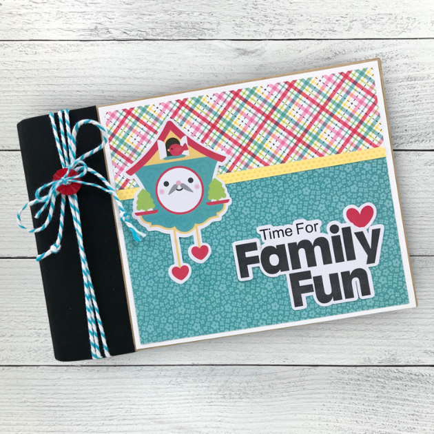 Time for Family Fun Scrapbook Mini Album