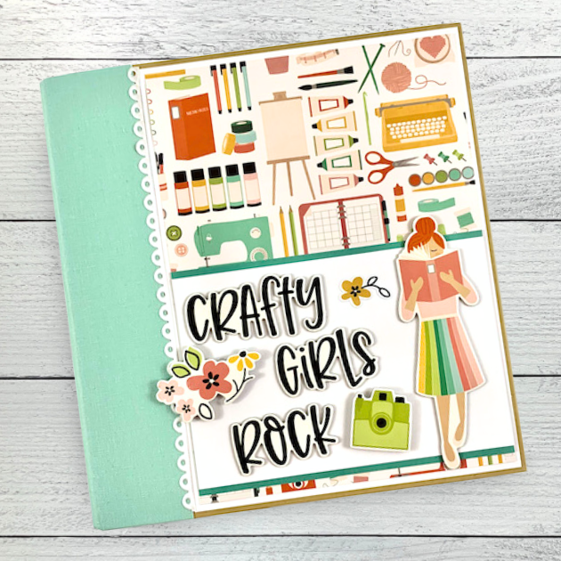 Crafty Girls Rock Scrapbook Instructions ONLY