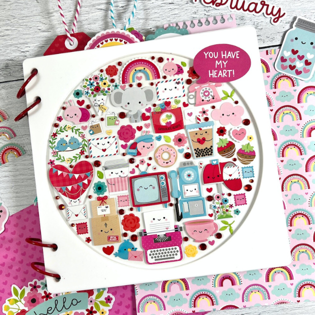 Acrylic Square Circle Window Album