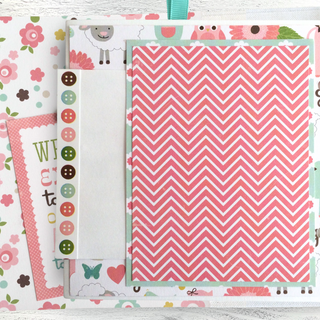 Sweet Baby Girl 1 Scrapbook Instructions ONLY