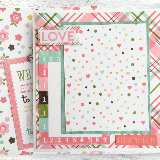 Sweet Baby Girl 1 Scrapbook Instructions ONLY
