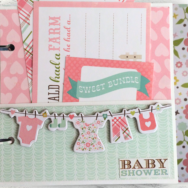 Sweet Baby Girl 1 Scrapbook Instructions ONLY