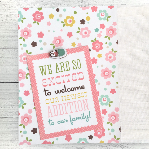 Sweet Baby Girl 1 Scrapbook Instructions ONLY
