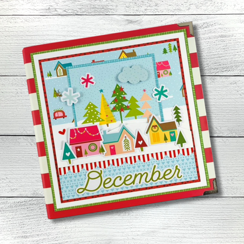 December Christmas Scrapbook Instructions by Artsy Albums