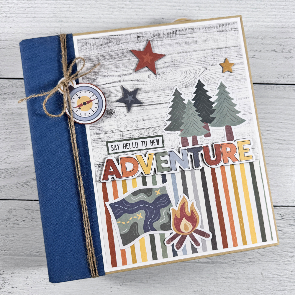 Say Hello To New Adventure Mini Scrapbook by Artsy Albums